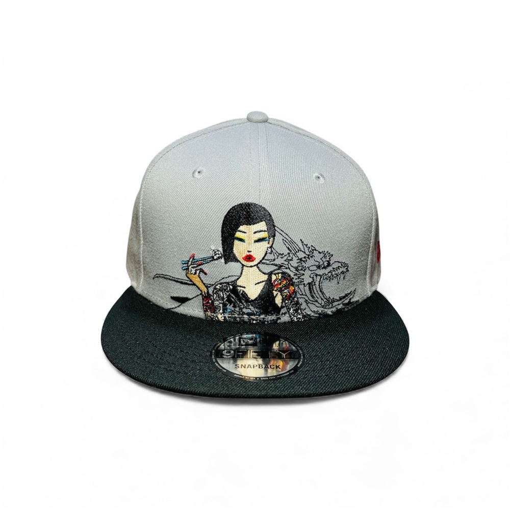 New Era 9FIFTY Tokidoki Snapback Cap Hat Japanese Dragon Tsunami Ocean Wave NWOT